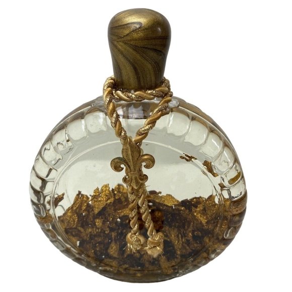 Unbranded Bath Bathroom Decor Bubble Bath Glass Bottle Vintage